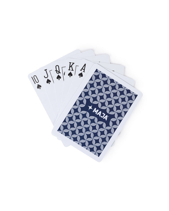 Official MAJA® Playing Cards, Blue, side view, versatile use