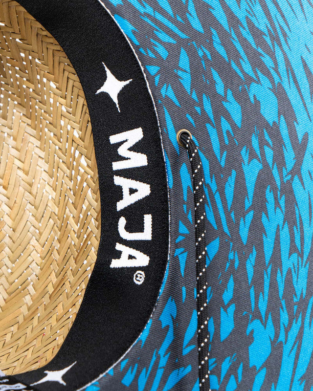 MAJA® Straw Hat, Green, detail, sun protection and casual style