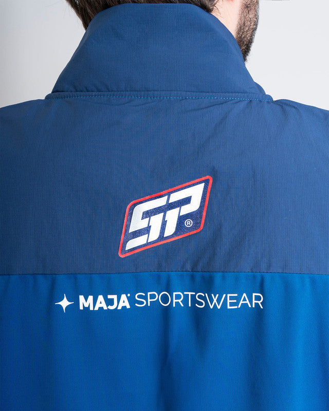 Monaco Vest, Navy Blue, detail, Relaxed fit, Polyester, with 4-way stretch fabric, perfect for casual wear or training