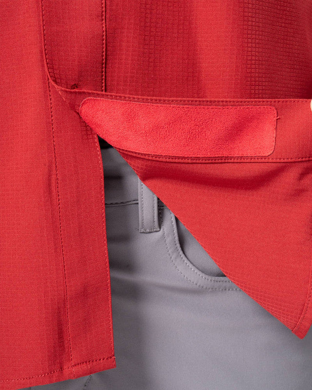 MAJA® Outdoor Signature Shirt, Tinto, detail, Relaxed fit, Polyester, with ripstop, ideal for office