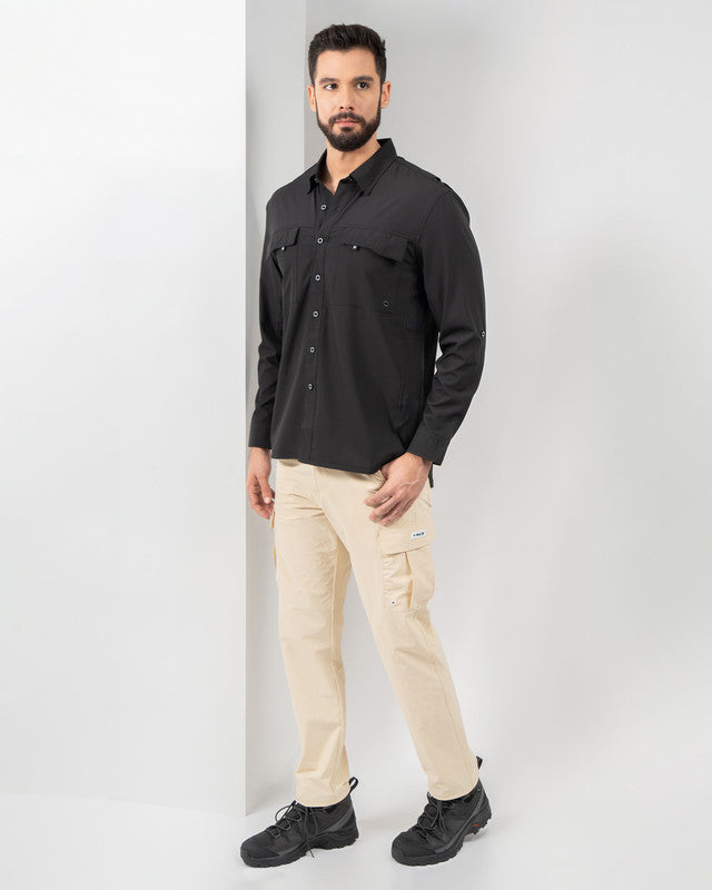 MAJA® Lightweight Jacket, Black, detail, Relaxed fit, Polyester, with ripstop, ideal for office