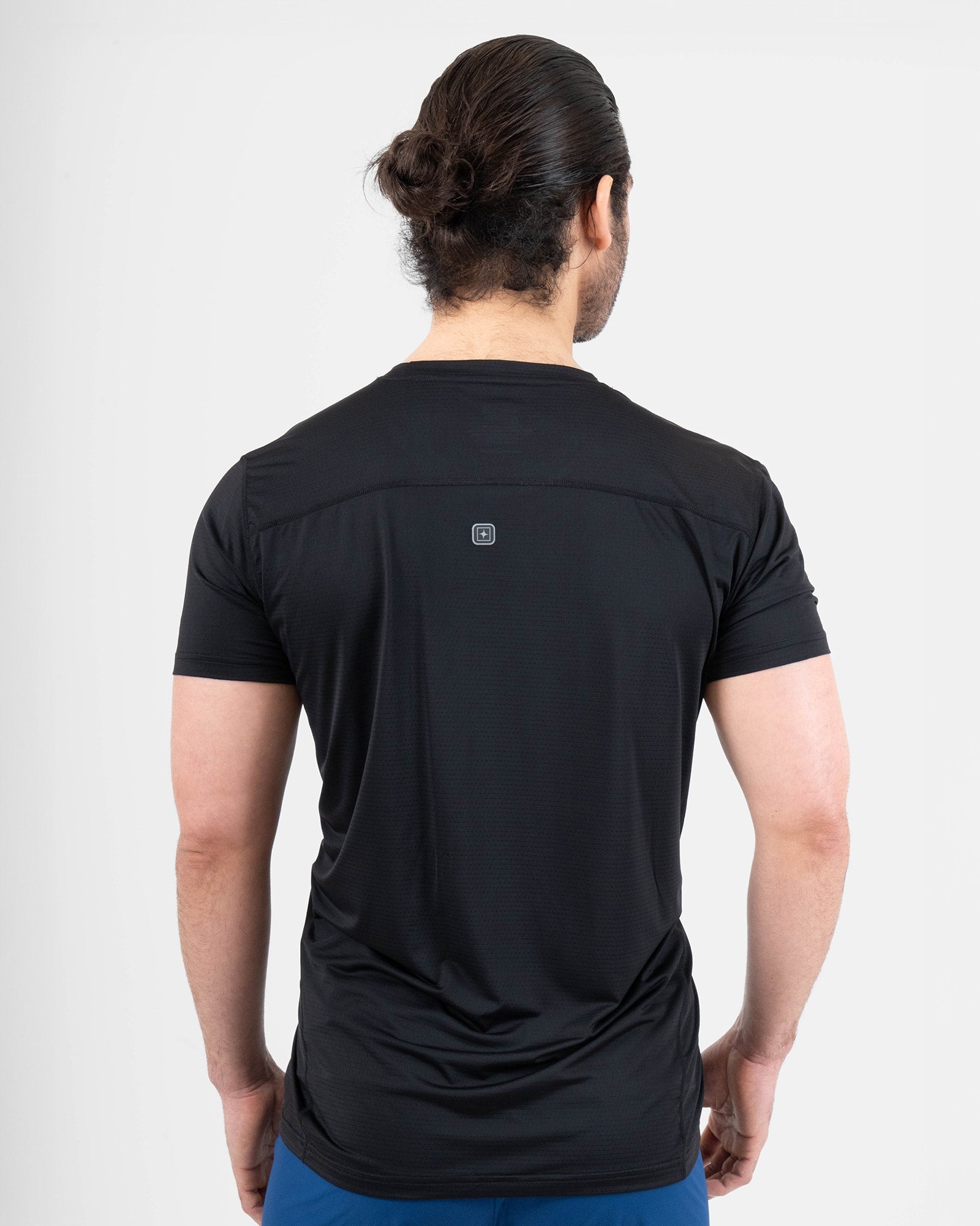 MAJA® Active Tee, Black, back view, Relaxed fit, Polyamide, versatile use