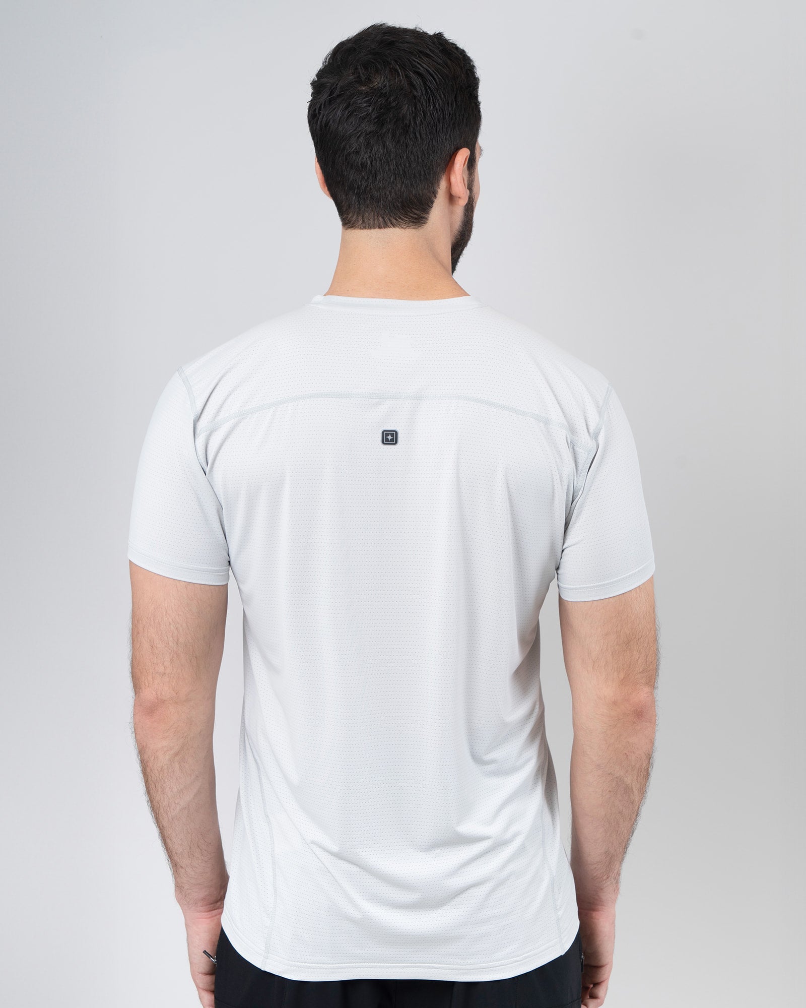 MAJA® Active Tee, Gray, back view, Relaxed fit, Polyamide, versatile use