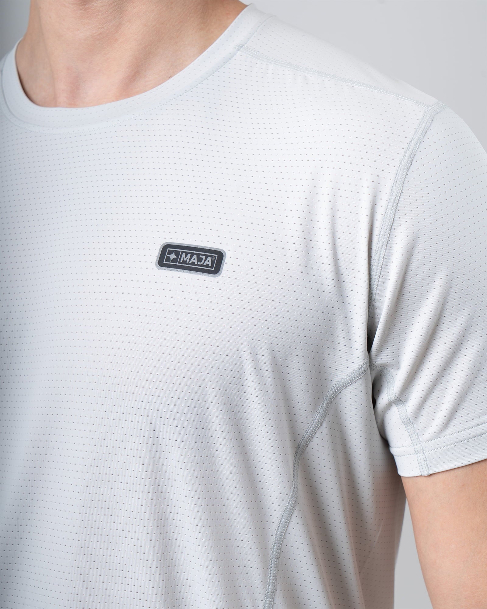 MAJA® Active Tee, Gray, side view, Relaxed fit, Polyamide, versatile use