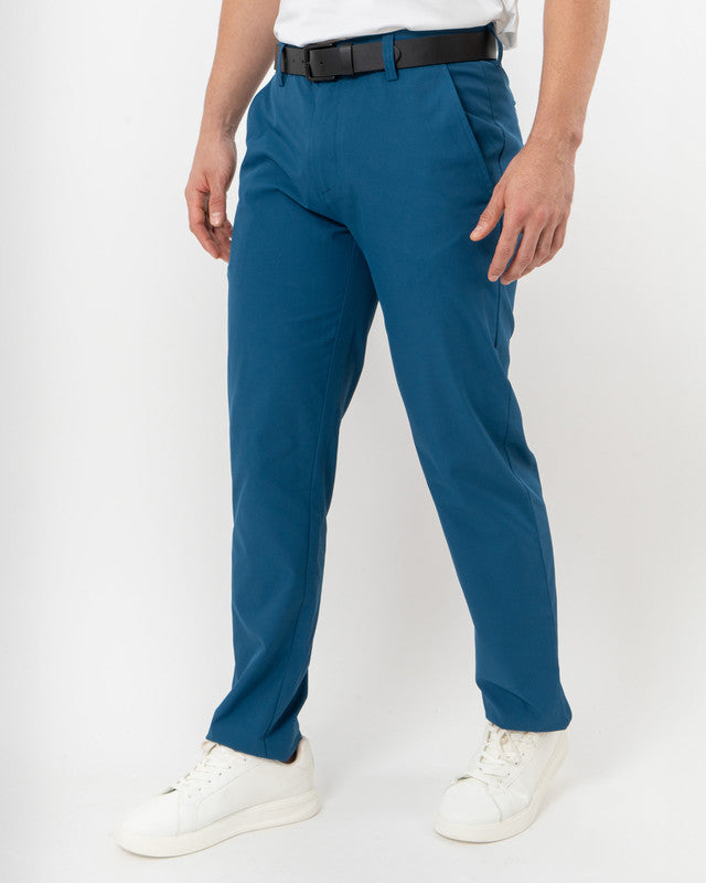Albatros Golf Pants, Navy Blue, front view, Regular fit, Polyester, versatile use