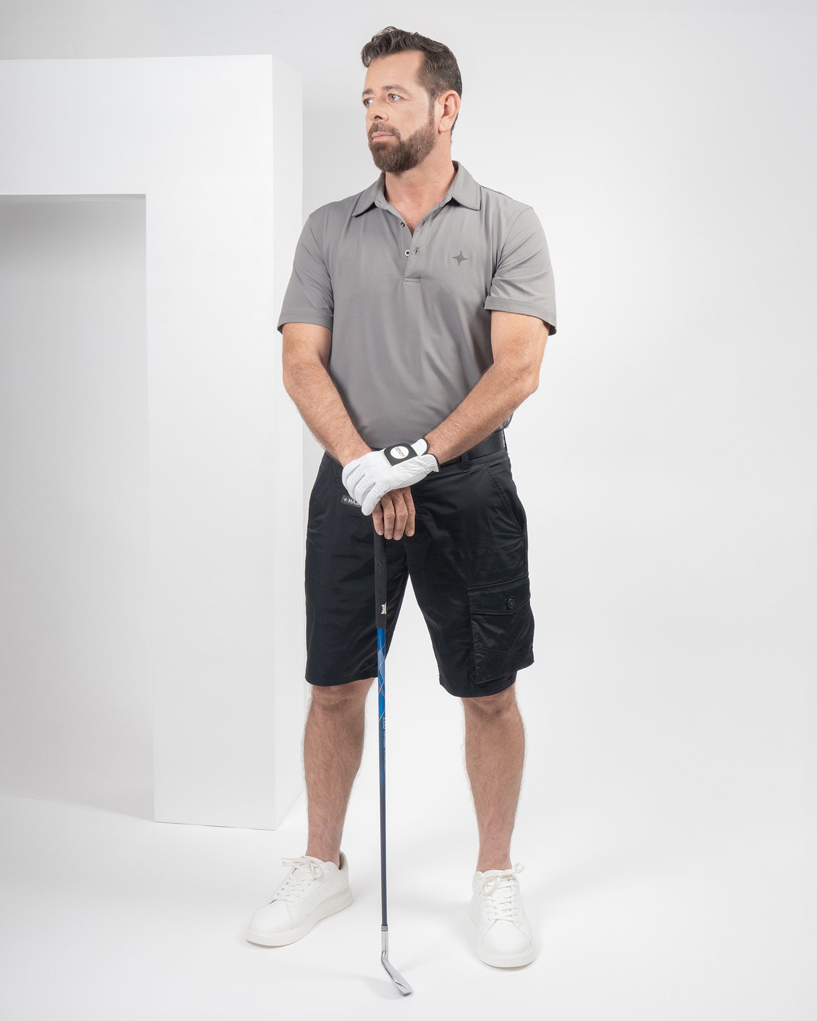 Naval Polo, Army Green, detail, Regular fit, Polyester, with 4-way stretch fabric, versatile use