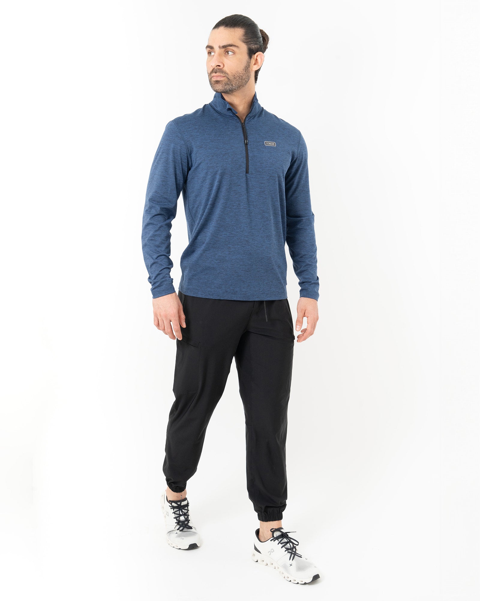 Andrews Pullover, Navy Blue, detail, Regular fit, Polyester, with 4-way stretch fabric, great for cold weather