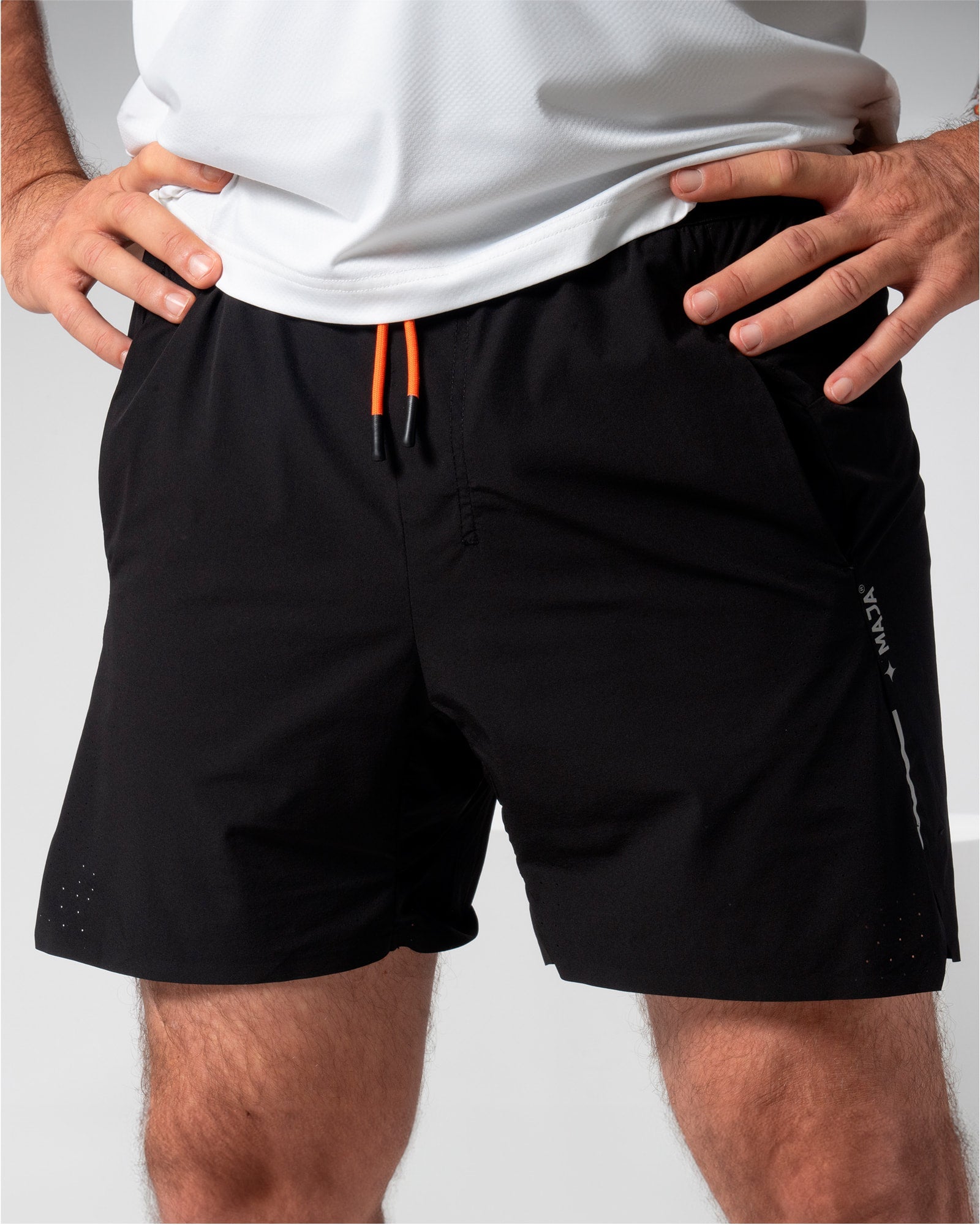 MAJA® Active Running Shorts , Black, front view, Relaxed fit, Polyamide, comfortable for training