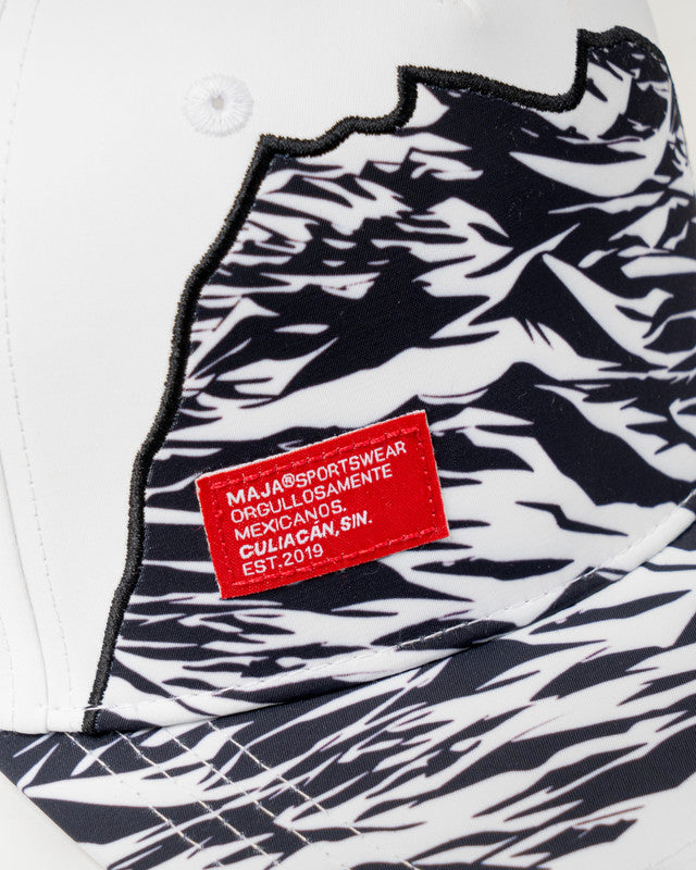 MAJA® Rocamar Snapback Cap, White, side view, Cotton, sun protection and casual style