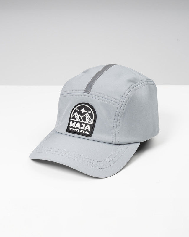 Sendero Sport Cap, Gray, front view, Polyester, with ripstop, sun protection and casual style