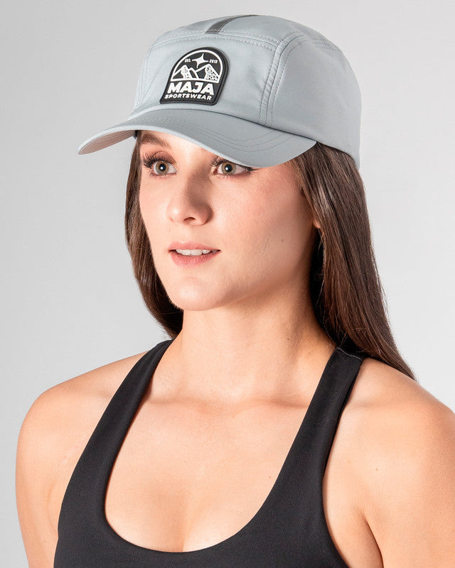 Sendero Sport Cap, Gray, back view, Polyester, with ripstop, sun protection and casual style