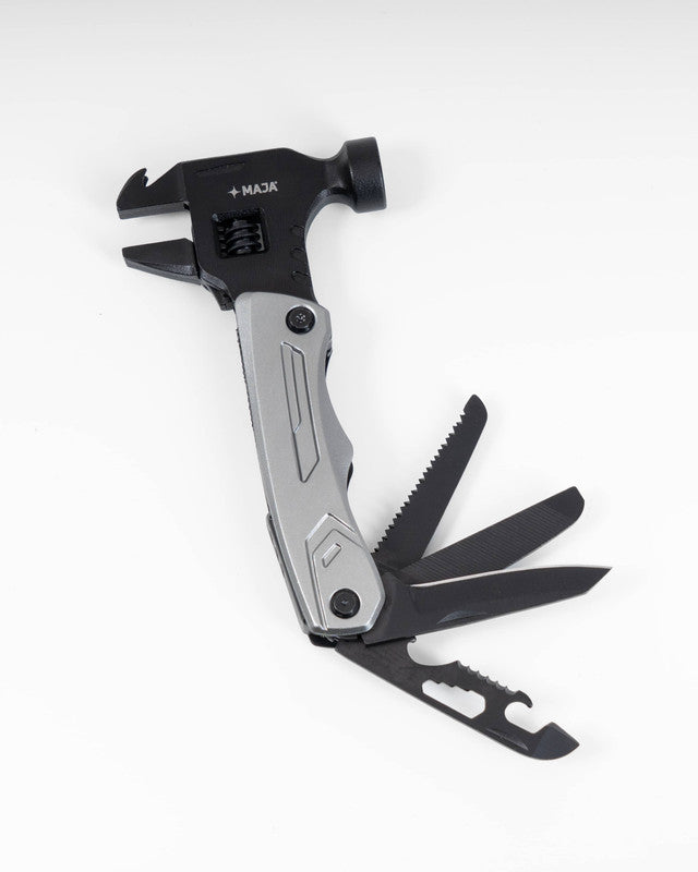 MAJA® Explorer Multi-Tool Hammer, Acero inoxidable, front view, versatile use