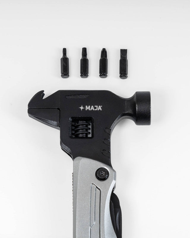 MAJA® Explorer Multi-Tool Hammer, Acero inoxidable, back view, versatile use