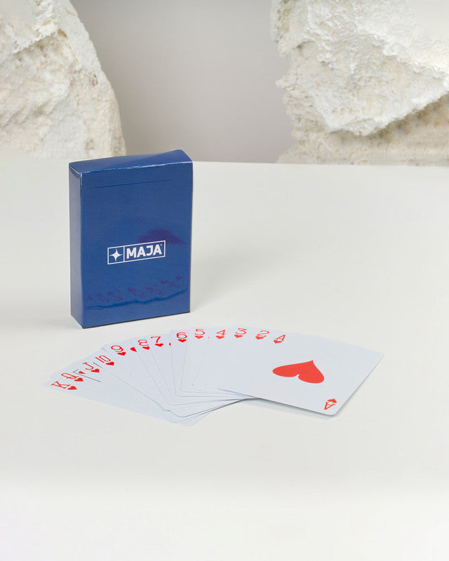 Official MAJA® Playing Cards, Blue, front view, versatile use