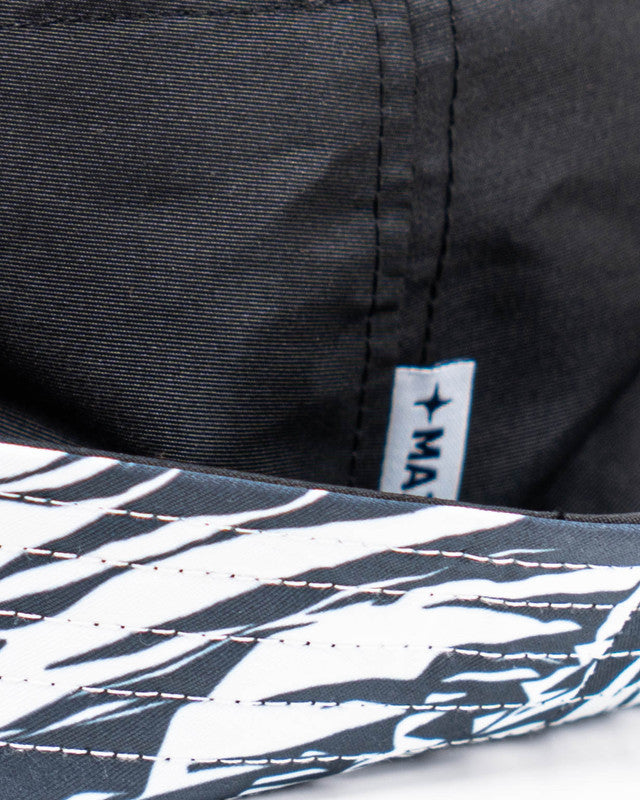 MAJA® Rocamar Pattern Bucket Hat, Patrón rocamar blanco, detail, Polyester, sun protection and casual style