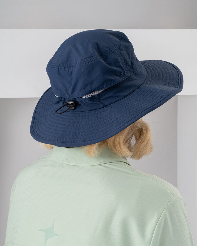 MAJA® Outdoor Hat, Navy Blue, detail, Polyester, sun protection and casual style