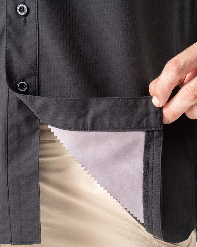 MAJA® Lightweight Jacket, Black, detail, Relaxed fit, Polyester, with ripstop, ideal for office