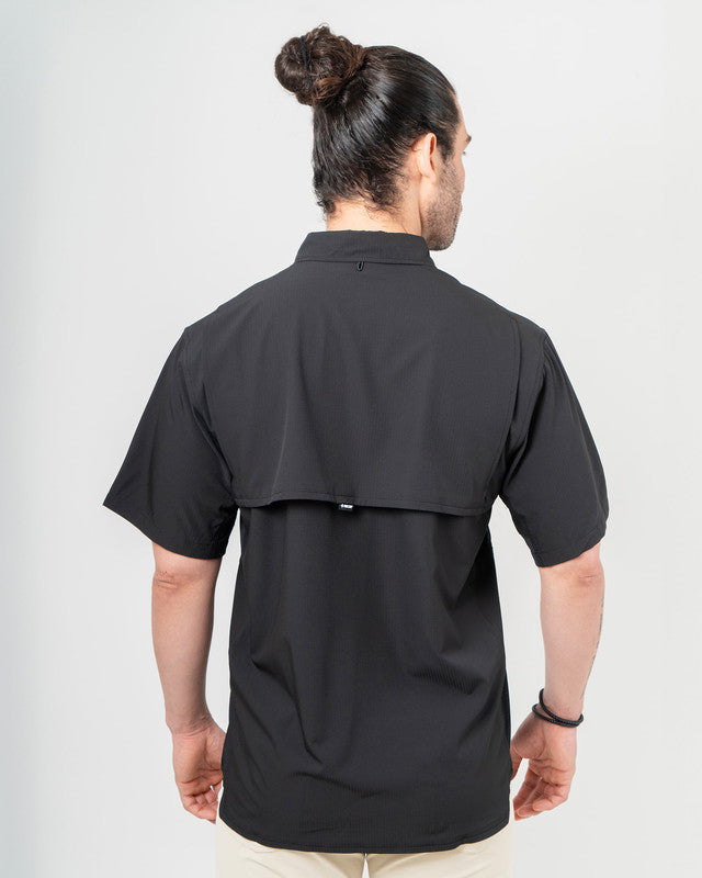 MAJA® Lightweight Jacket, Black, back view, Relaxed fit, Polyester, with ripstop, ideal for office