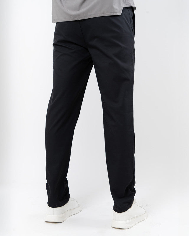 Albatros Golf Pants, Black, back view, Regular fit, Polyester, versatile use