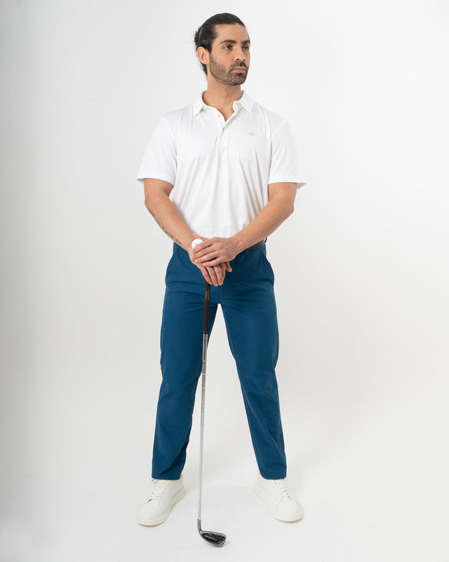 Albatros Golf Pants, Navy Blue, detail, Regular fit, Polyester, versatile use