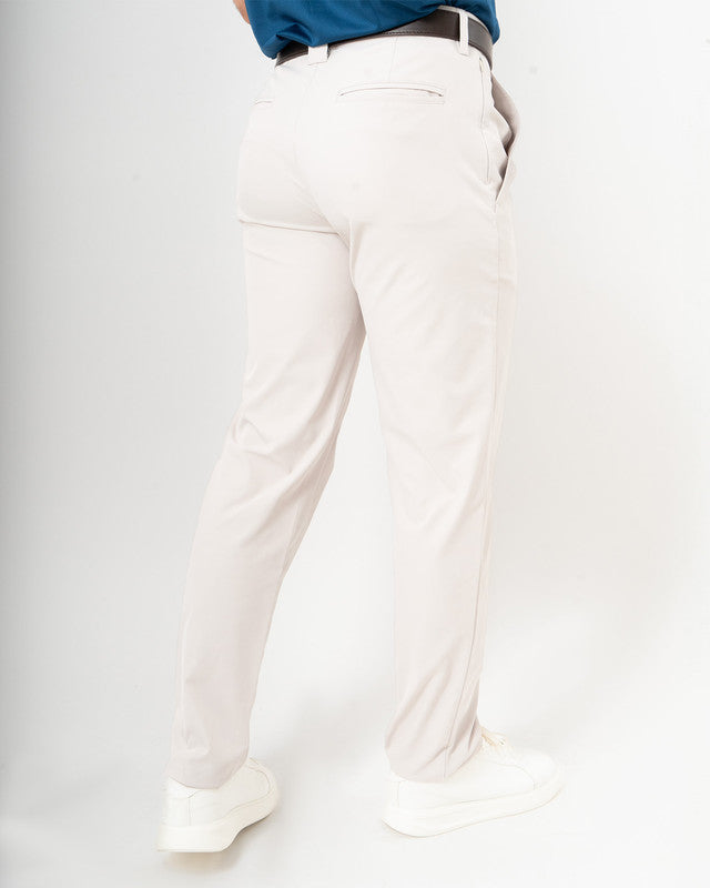Albatros Golf Pants, Khaki, back view, Regular fit, Polyester, versatile use