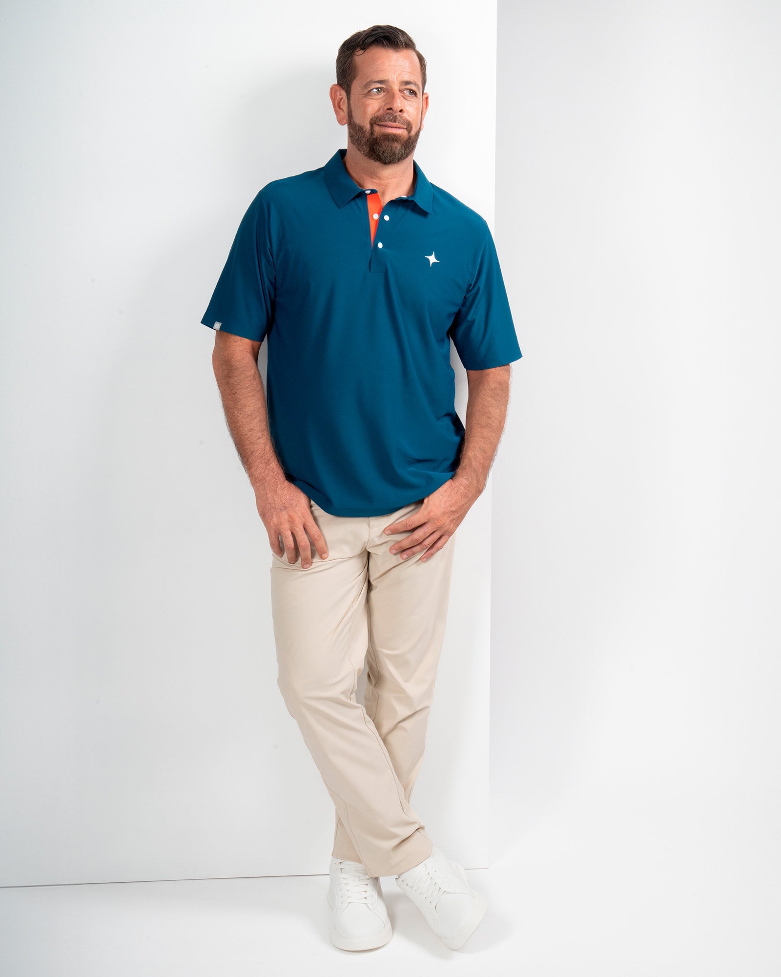 Horizonte Seam-Taped Polo, Navy Blue, detail, Regular fit, Polyester, versatile use