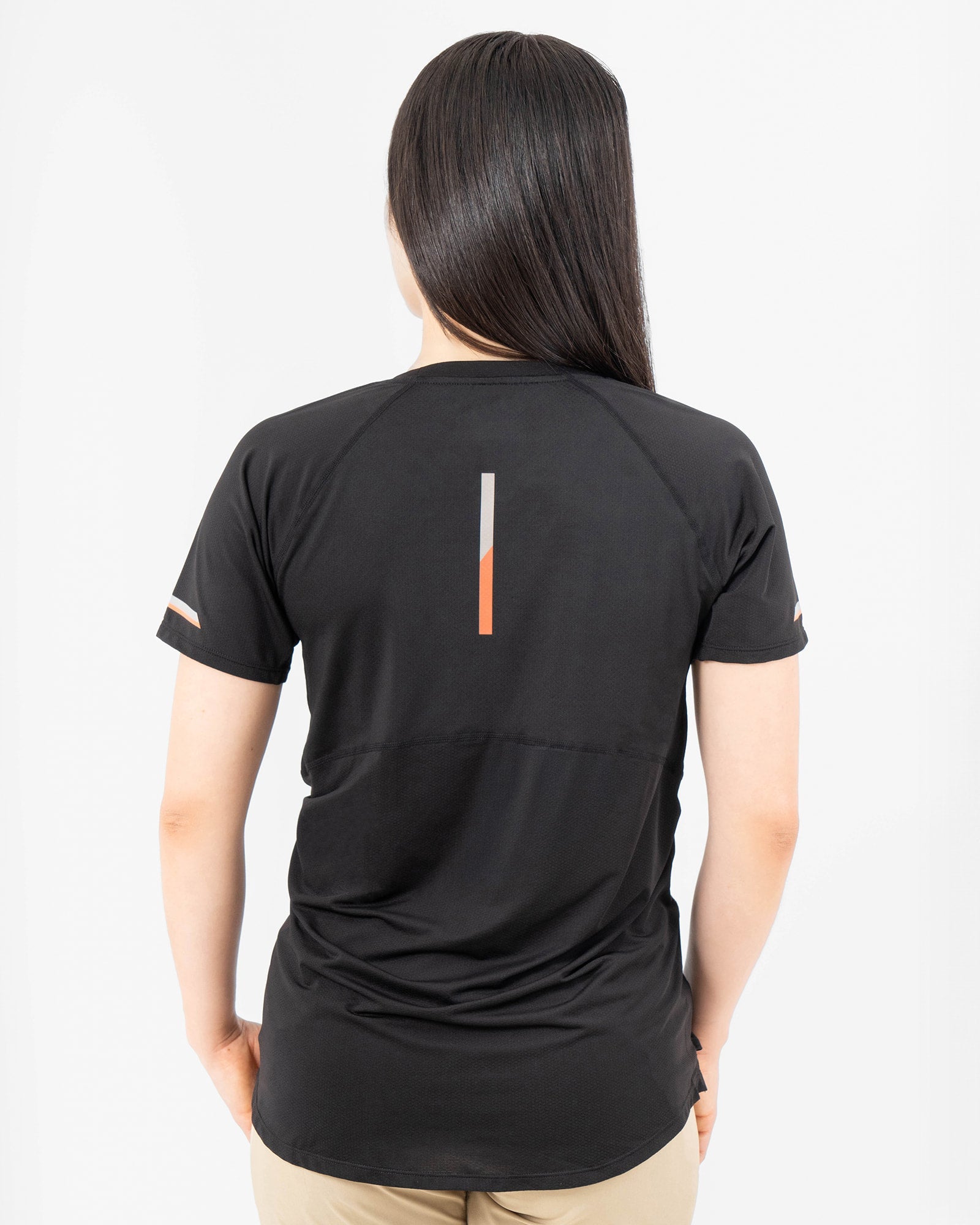 MAJA® Estrella T-Shirt, Black, back view, Regular fit, Polyester, versatile use