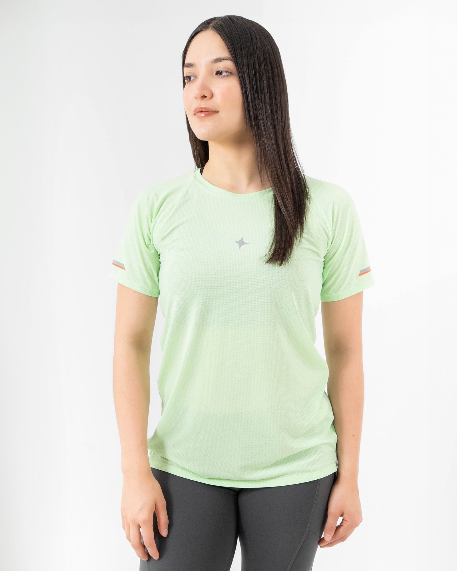 MAJA® Estrella T-Shirt, Green, front view, Regular fit, Polyester, versatile use