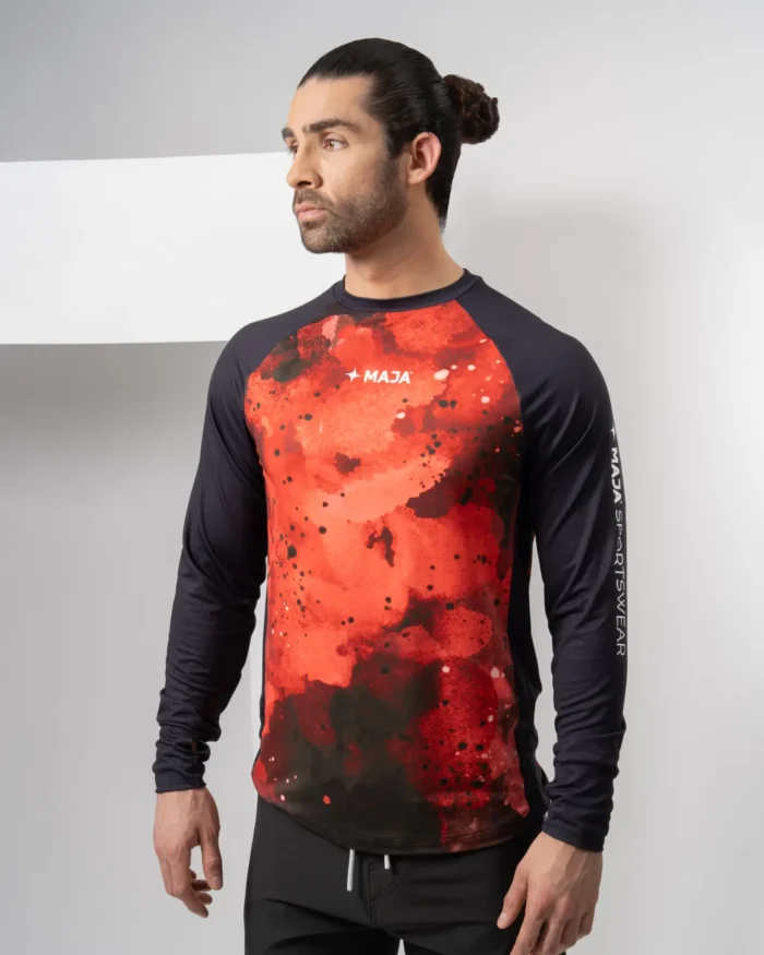 Camiseta Performance Resplandor Rojo