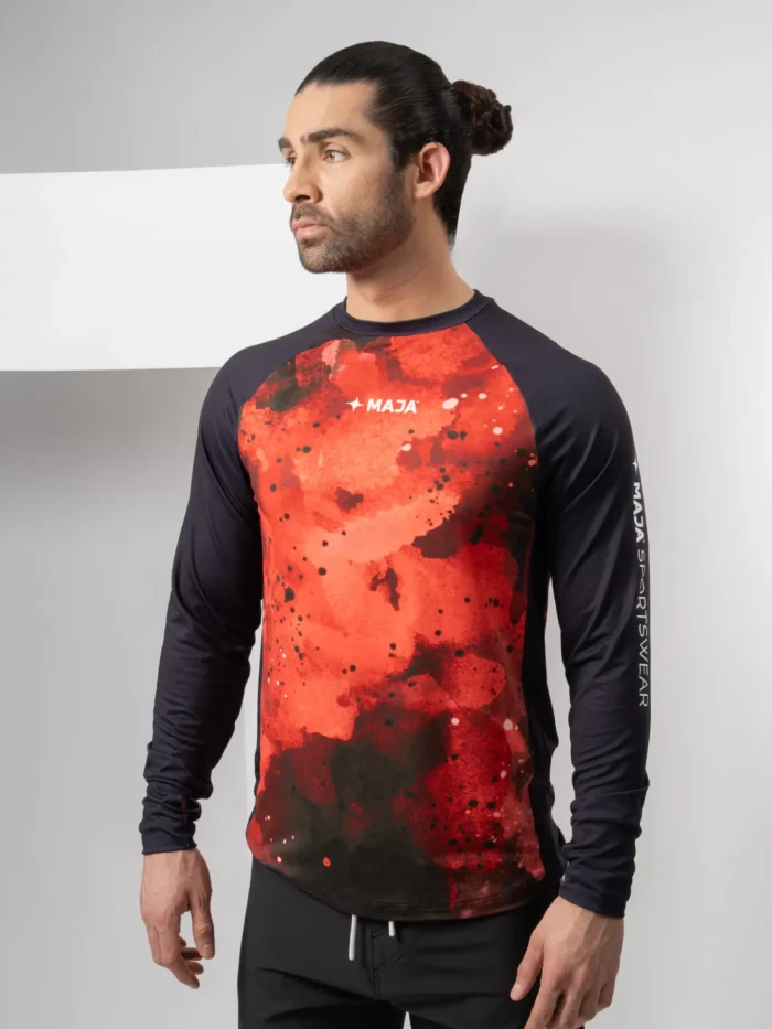 Camiseta Performance Resplandor Rojo