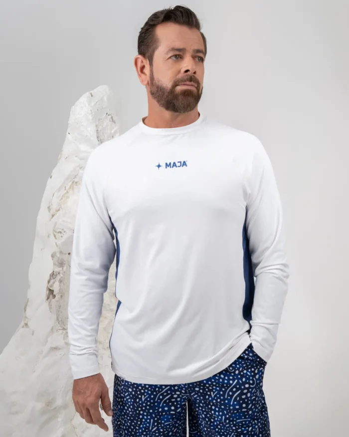 Camiseta Performance Bandera Náutica Blanco