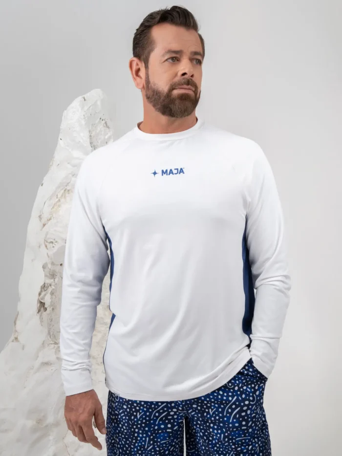 Camiseta Performance Bandera Náutica Blanco