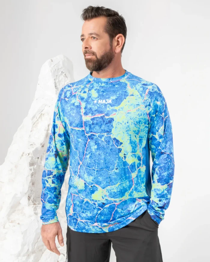 Camiseta Performance Desierto Azul