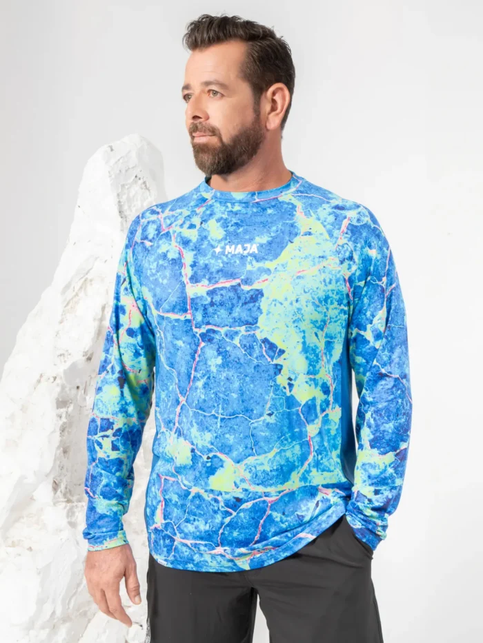 Camiseta Performance Desierto Azul