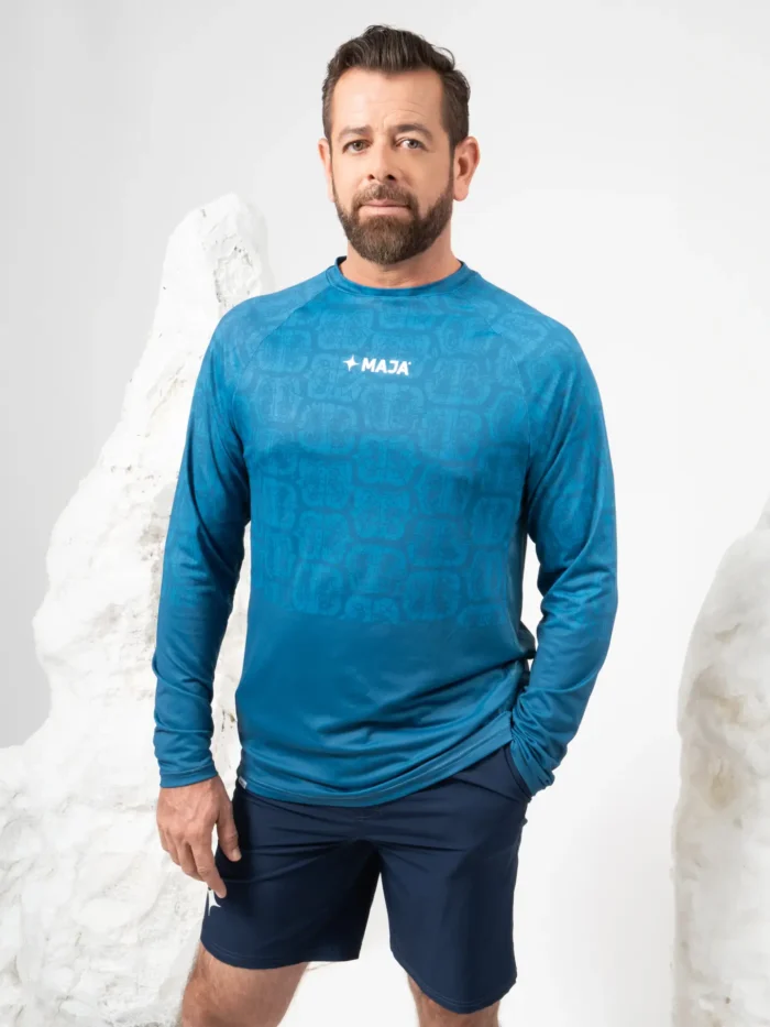 Camiseta Performance Carey Azul