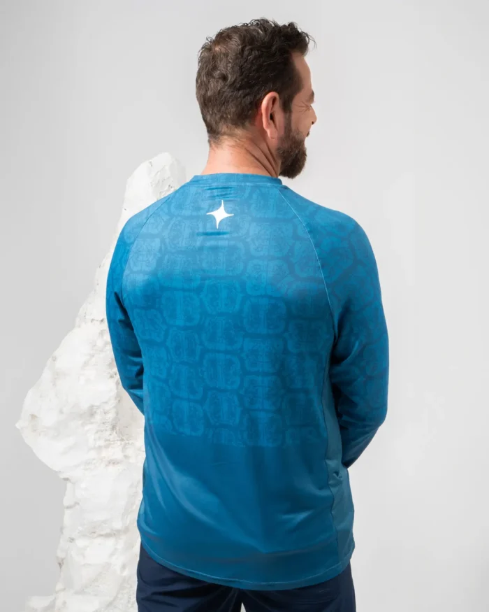 Camiseta Performance Carey Azul - Image 2