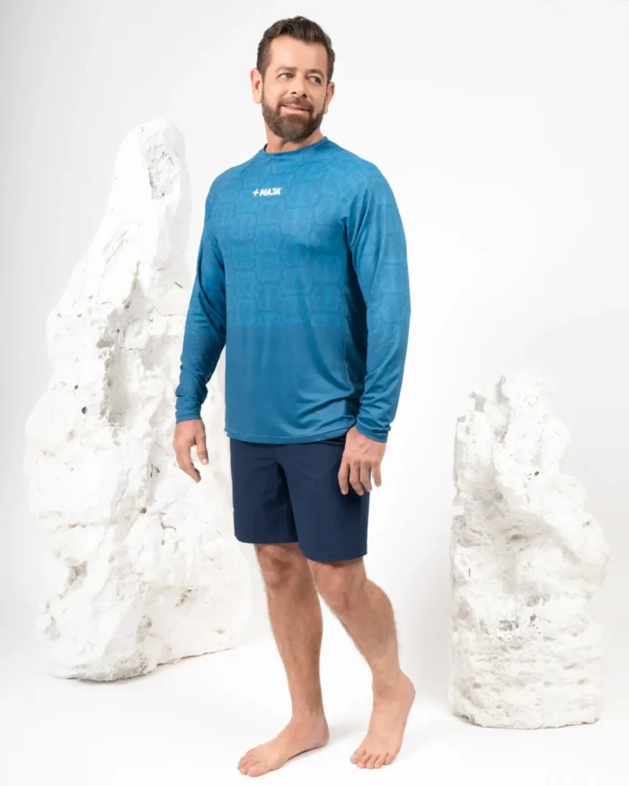 Camiseta Performance Carey Azul - Image 4