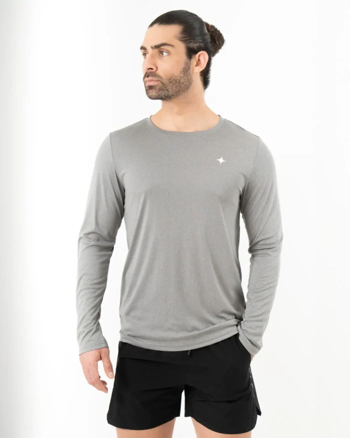 Camiseta Performance MAJA® Active Brisa Gris Jaspe