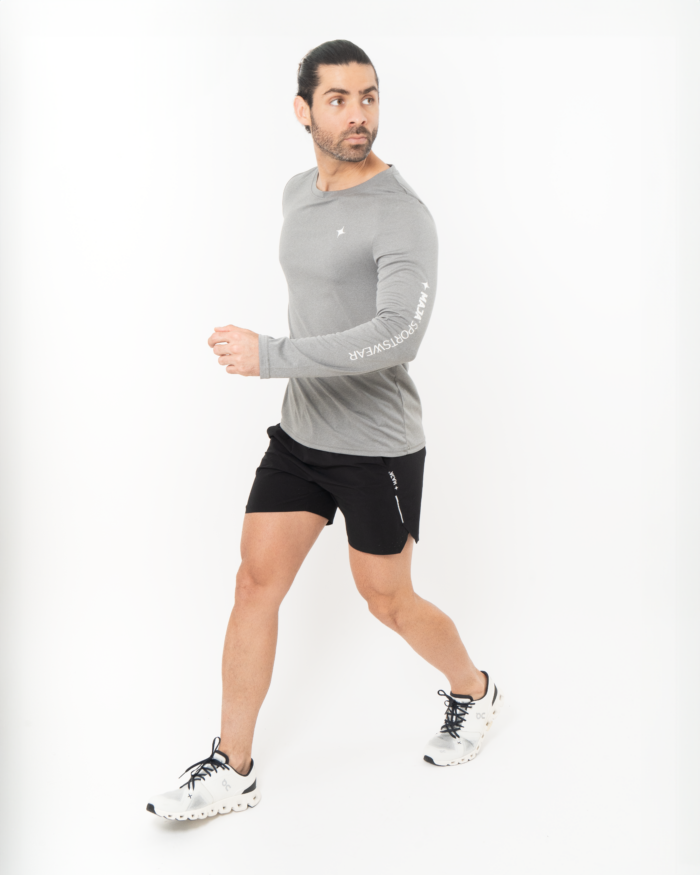 Camiseta Performance MAJA® Active Brisa Gris Jaspe - Image 4