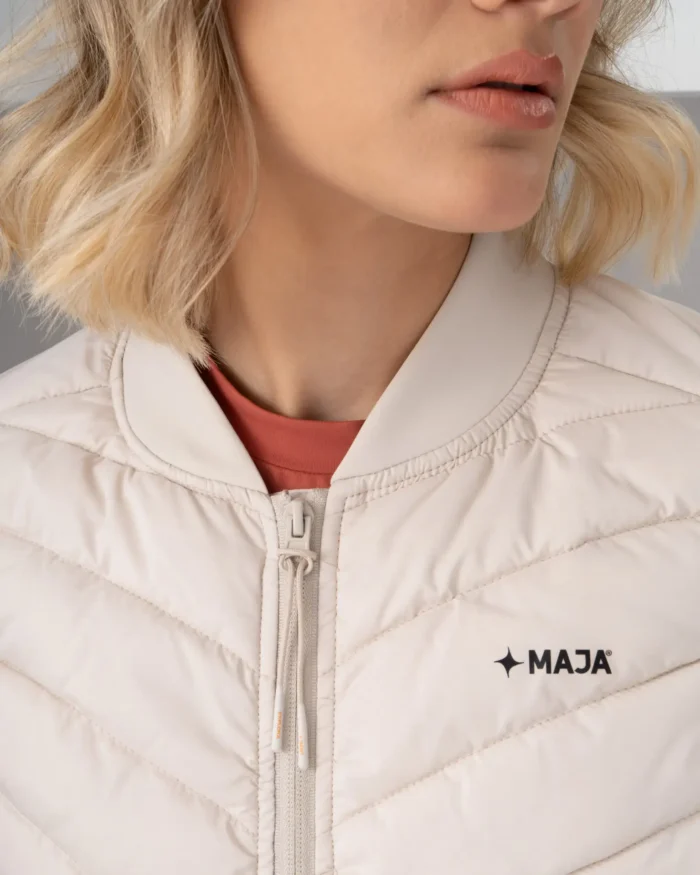 Chaleco Polar Blanco Marfil - Image 3