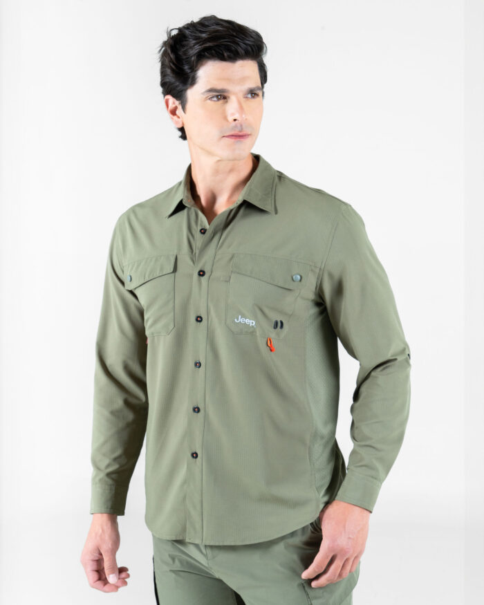 Camisa Fishing JEEP® x MAJA® Outdoor Cherokee Manga Larga