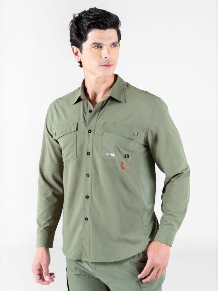 Camisa Fishing JEEP® x MAJA® Outdoor Cherokee Manga Larga