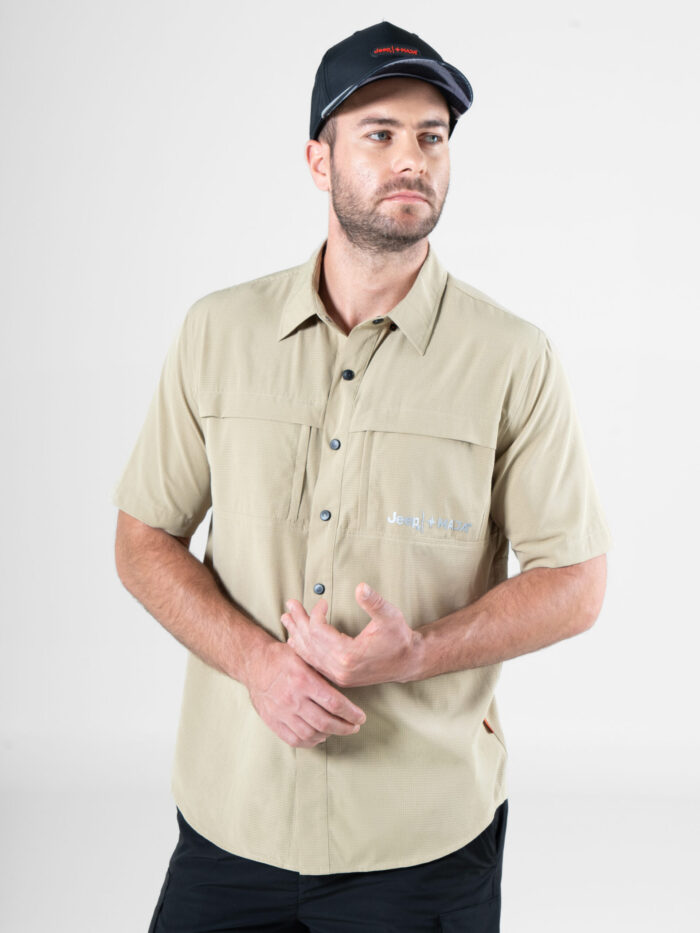 Camisa Fishing JEEP® x MAJA® Outdoor Cherokee Manga Corta