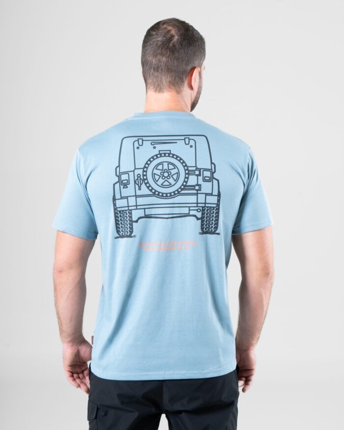 Camiseta Gráfica Azul Acero JEEP® x MAJA® Icon Wrangler - Image 2