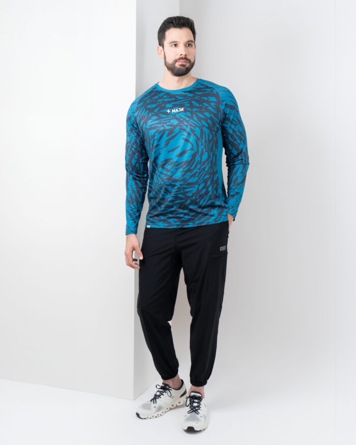 Playera Performance Patrón Cardumen - Image 3