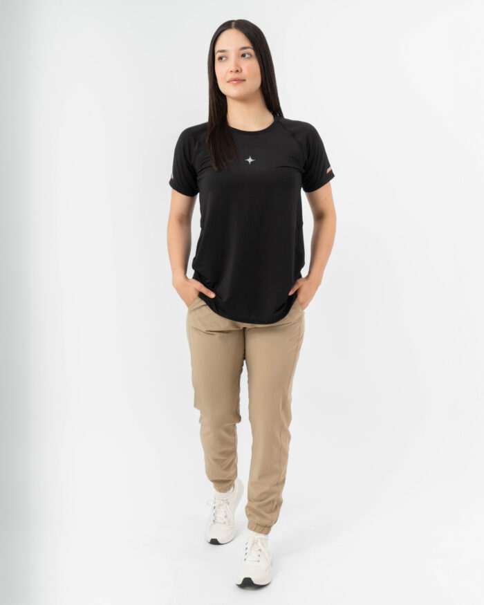 Playera Running Negra - Image 4