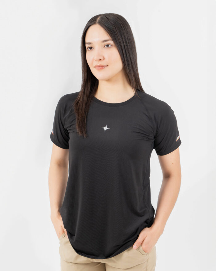 Playera Running Negra