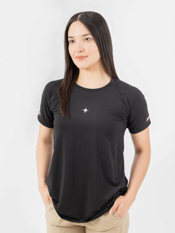 Playera Running Negra